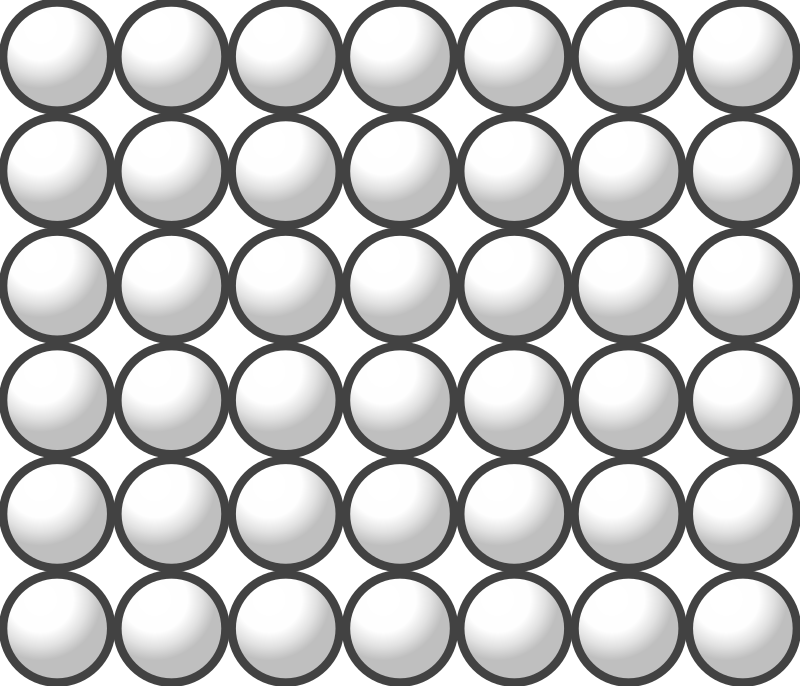 Beads quantitative picture for multiplication 6x7