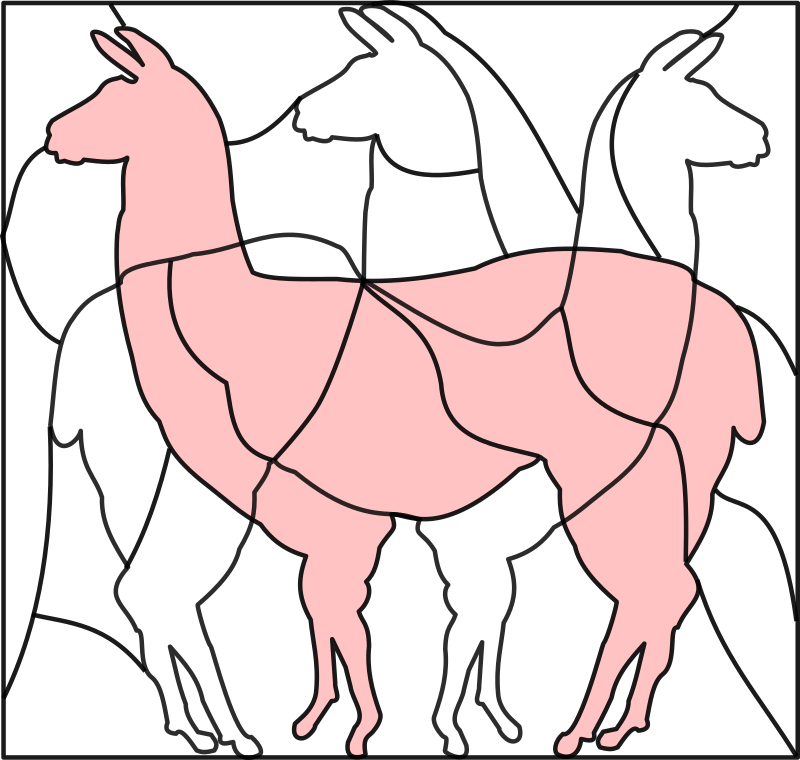 puzzle picture llama