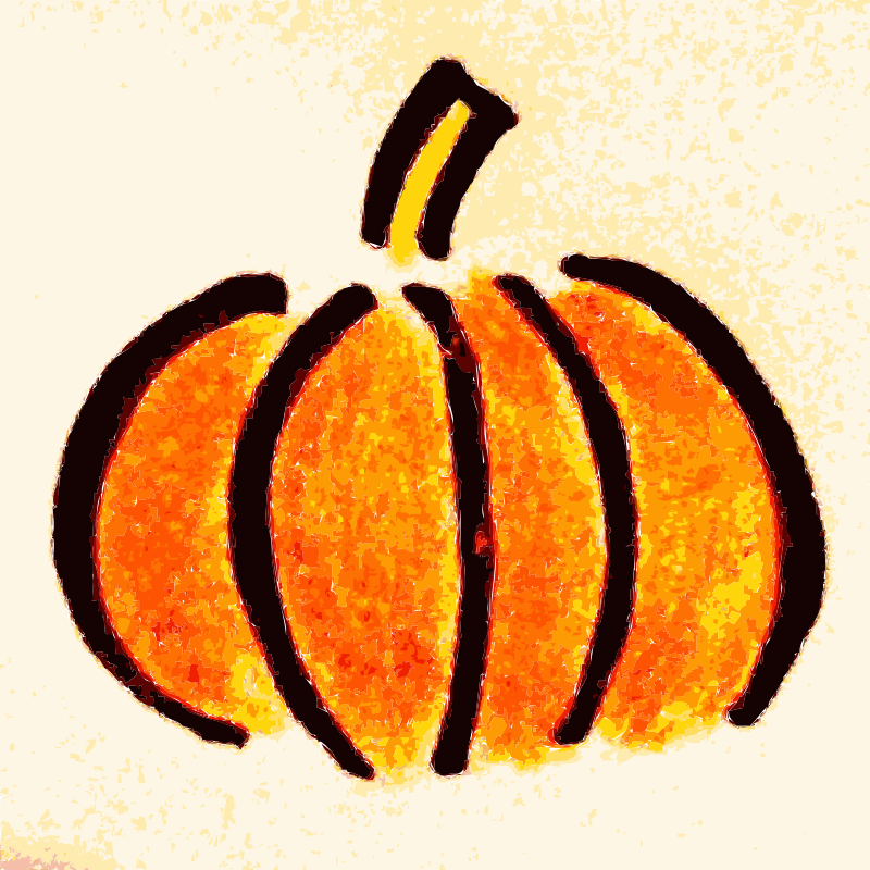 Hand drawn Pumpkin Clipart