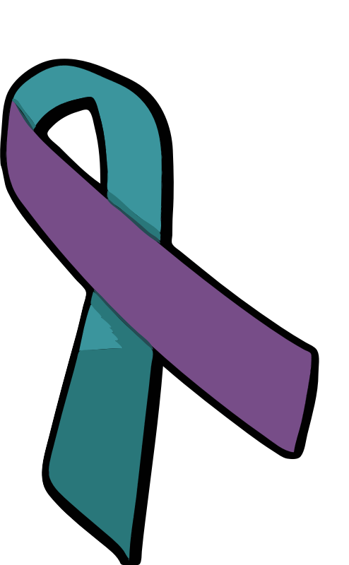 Domestic violence and sexual assault awareness ribbon