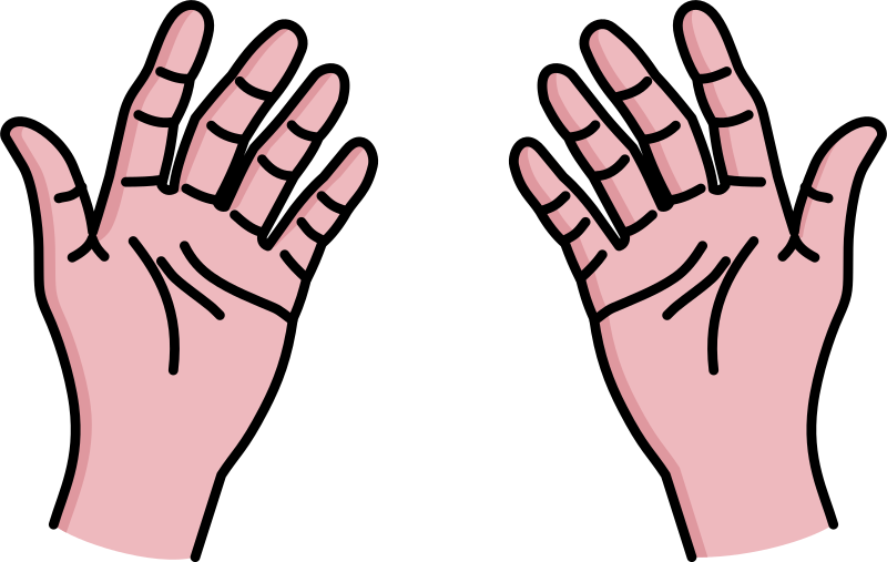 Hand shape II - Openclipart