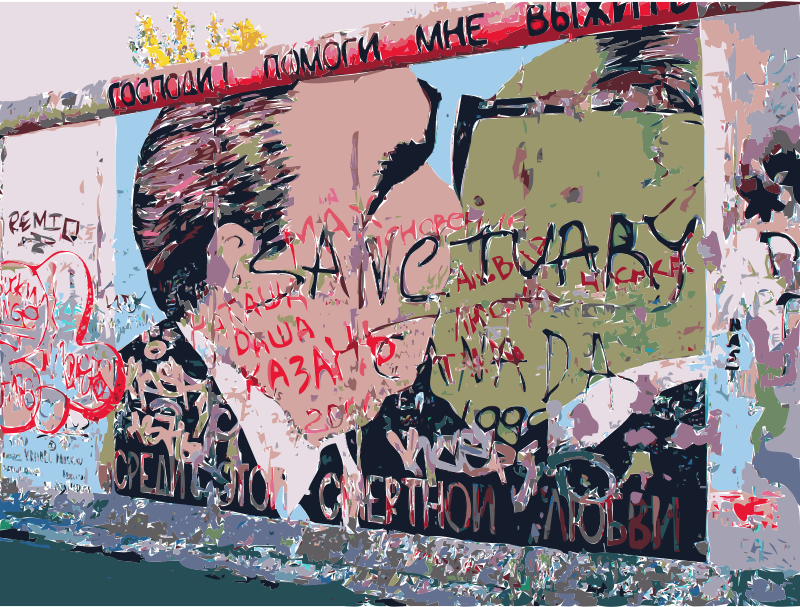 Berlin Wall East Side Sanctuary Graffiti