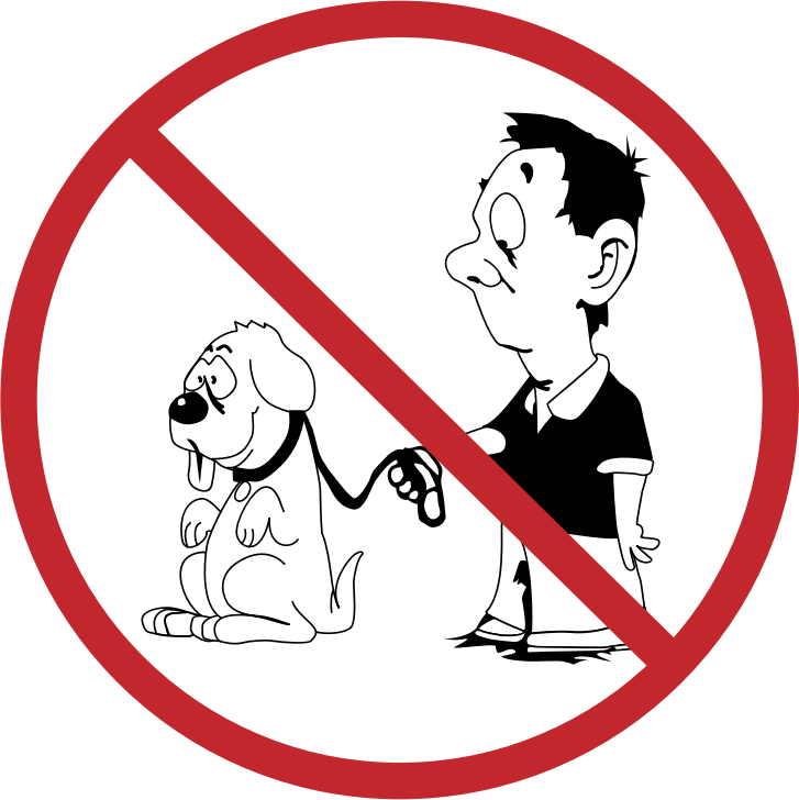 No dogs allowed (redrawn)