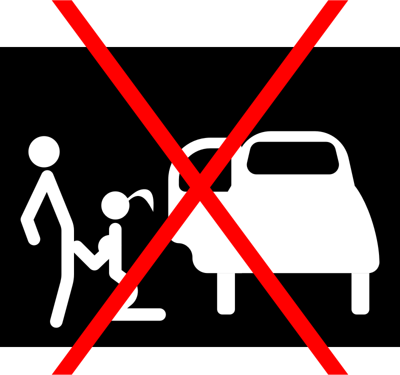 No dogging sign