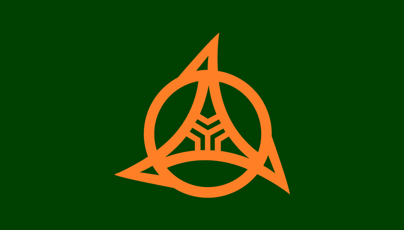 Flag of former Itoigawa, Niigata