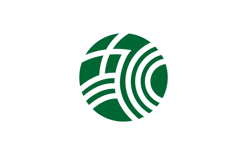 Flag of former Kamikawa, Saitama 