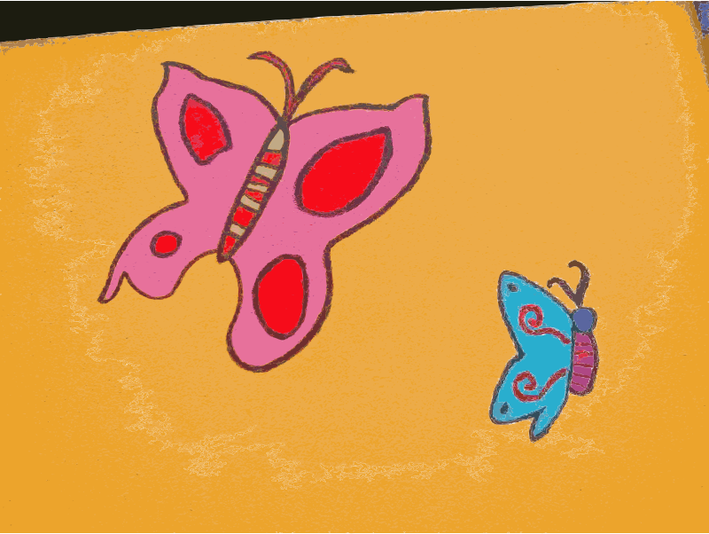 Found Mural Butterflies 3