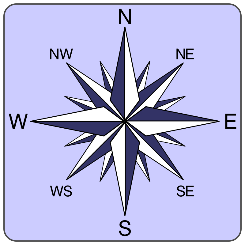 Wind rose icon