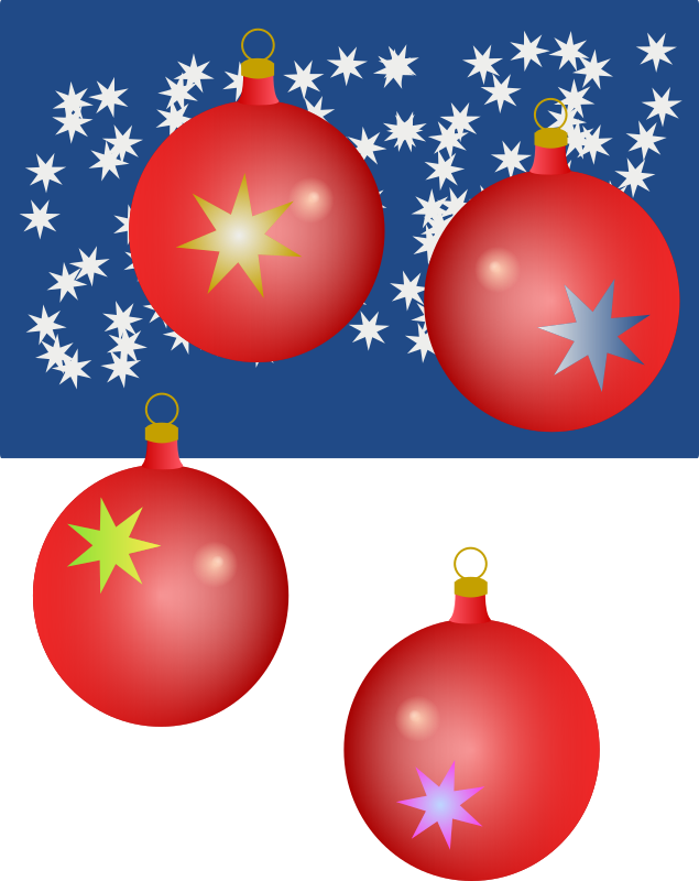 Christmas balls.