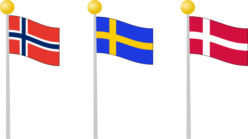 Scandinavia flags