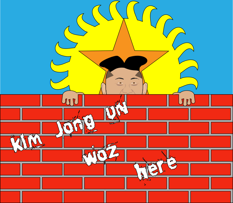 Kim Jong Un woz here