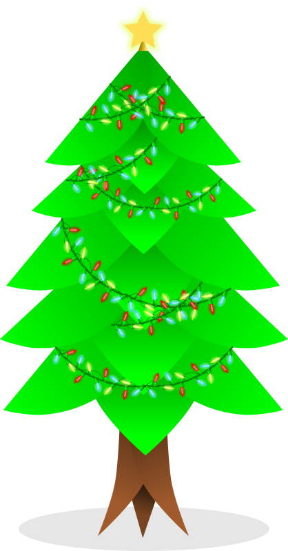 Christmas tree vector