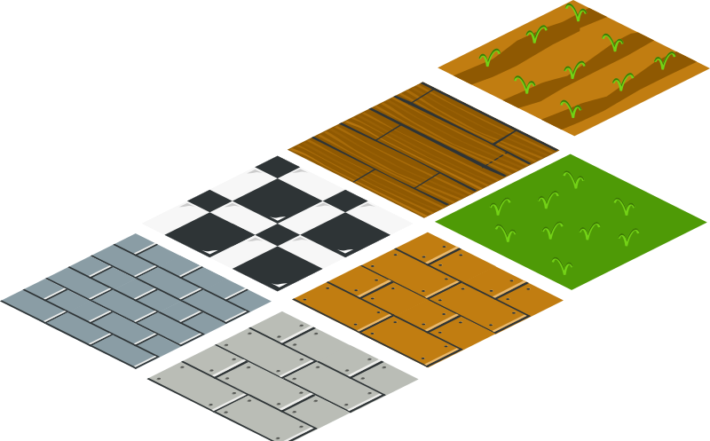 isometric floor tile