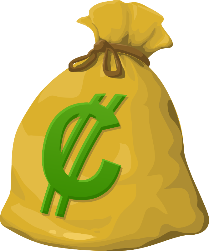 Misc Money Bag - Openclipart