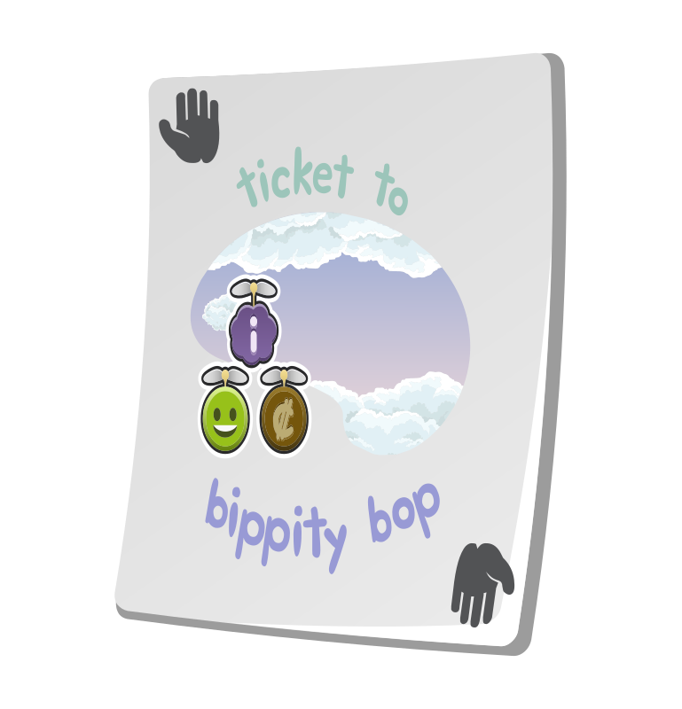 Misc Paradise Ticket Bippity Bop