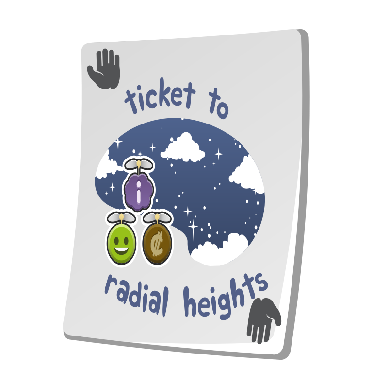 Misc Paradise Ticket Radial Heights