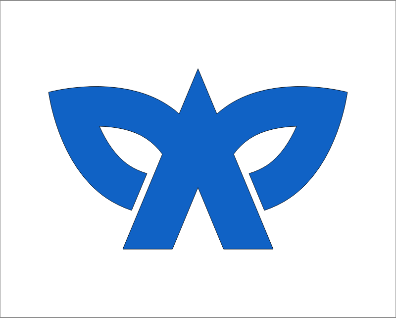 Flag of Okagaki, Fukuoka