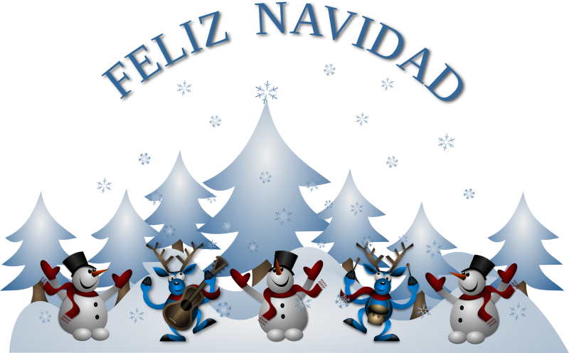 Feliz Navidad Card Front