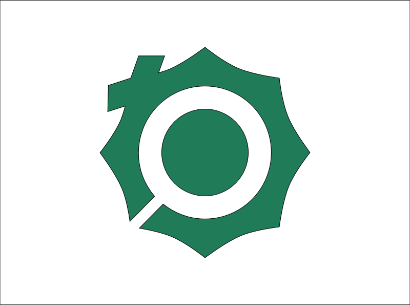 Flag of Kagamiishi, Fukushima