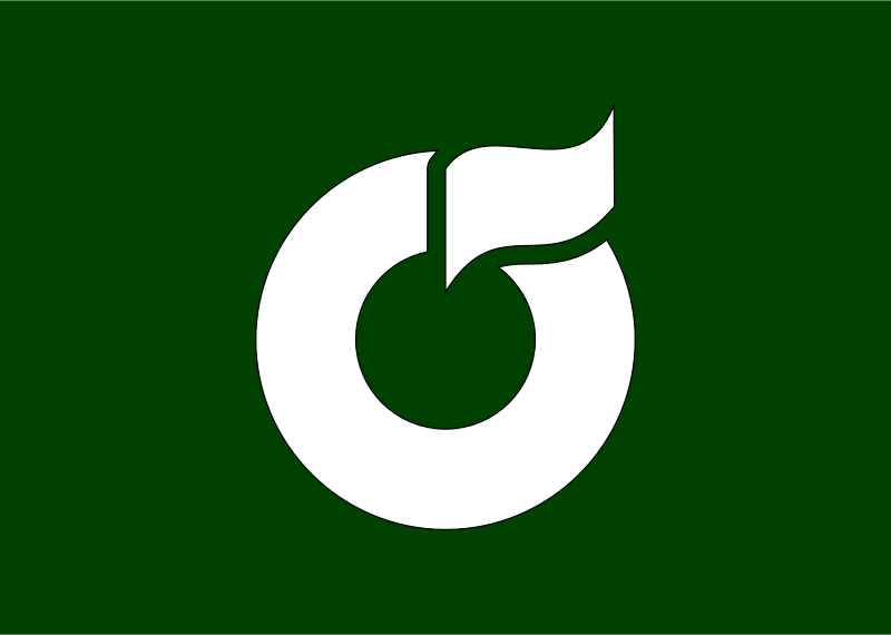 Flag of Shirakwa town, Gifu