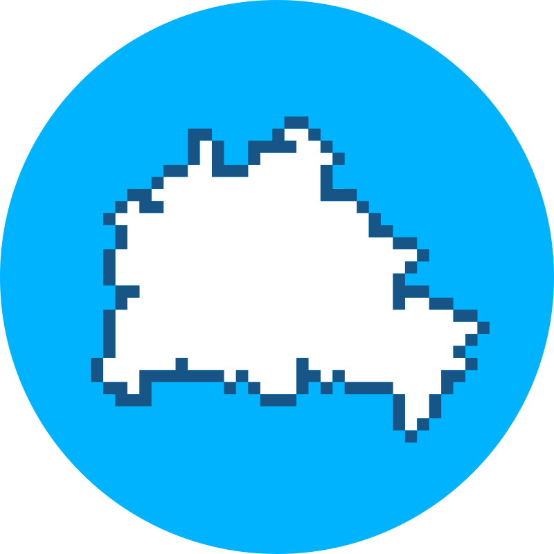 Berlin Pixel Map Logo