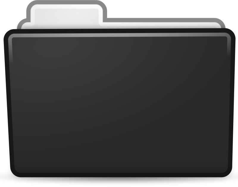 Black Folder Icon