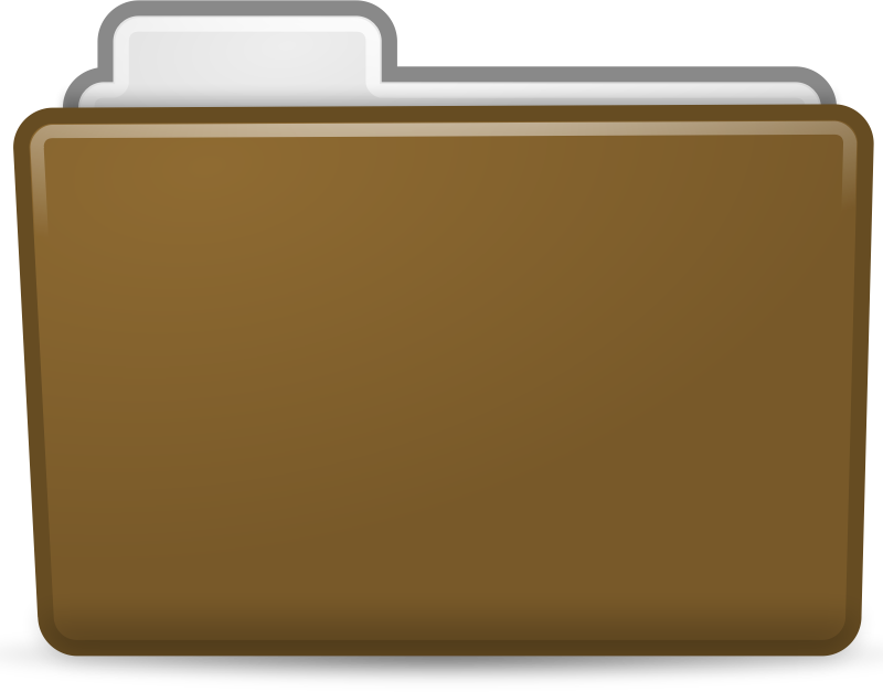Brown Folder Icon