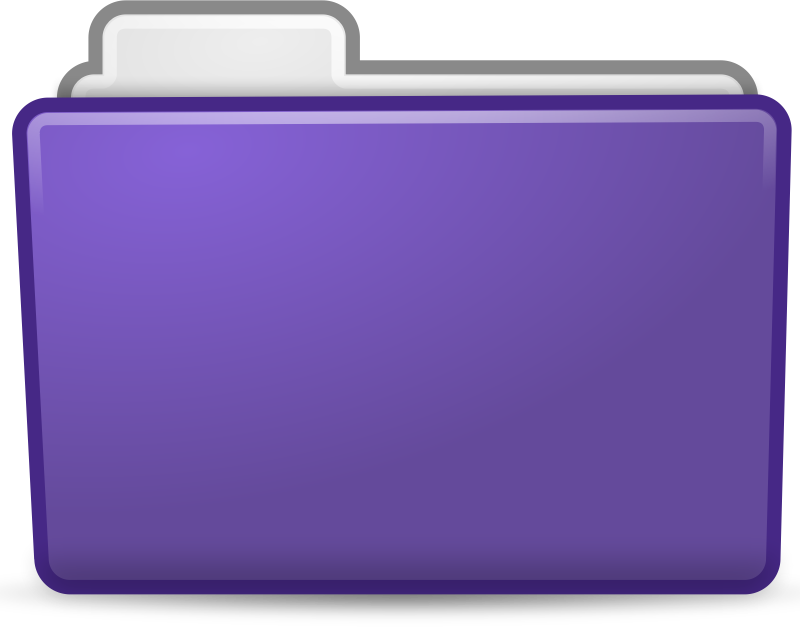 Violet Folder Icon
