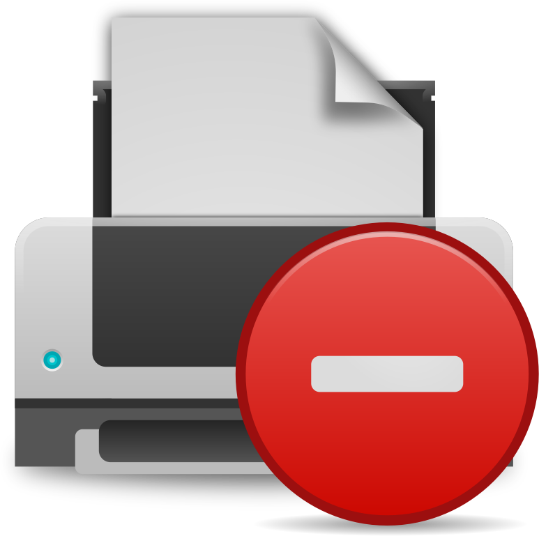 Printer Error Icon