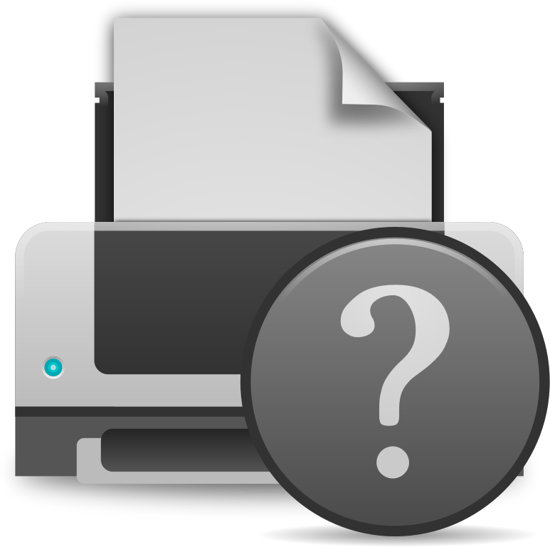 Printer Question Icon