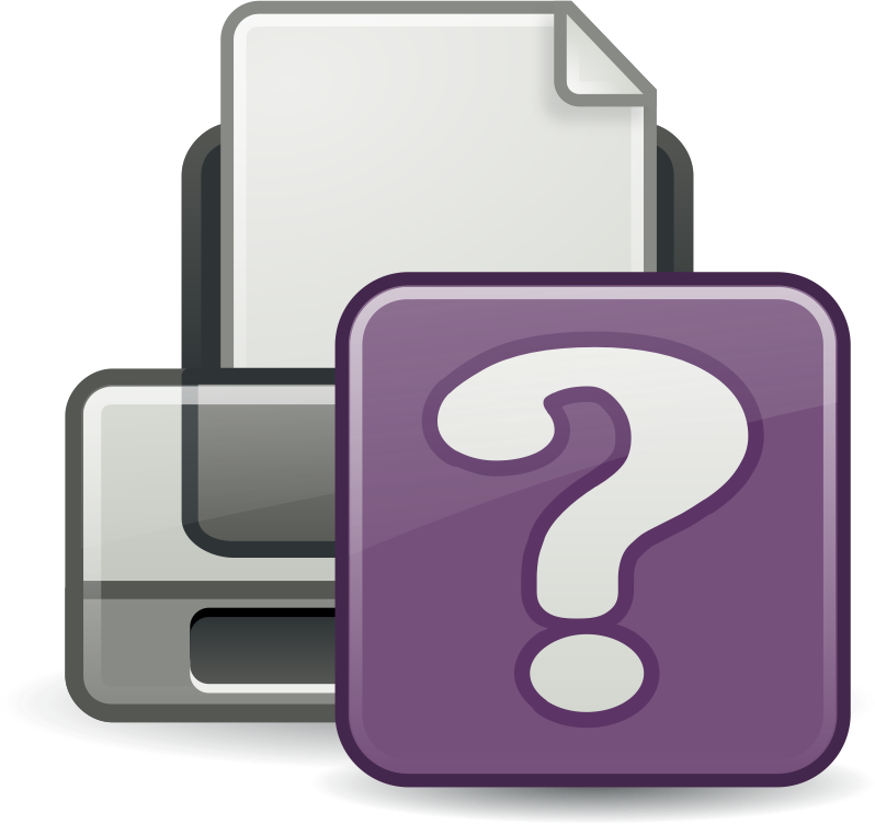 Print Question Icon