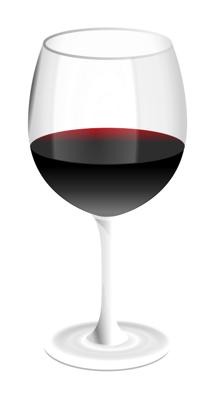 red wine glass