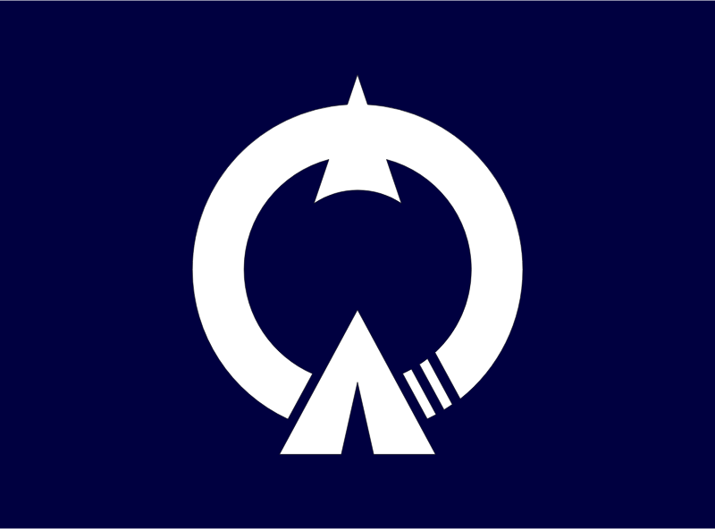 Flag of Kannabe, Hiroshima