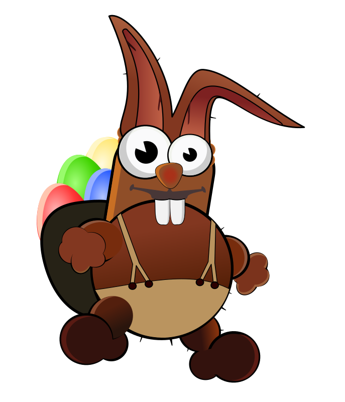 Download Crazy Easter Bunny - Openclipart