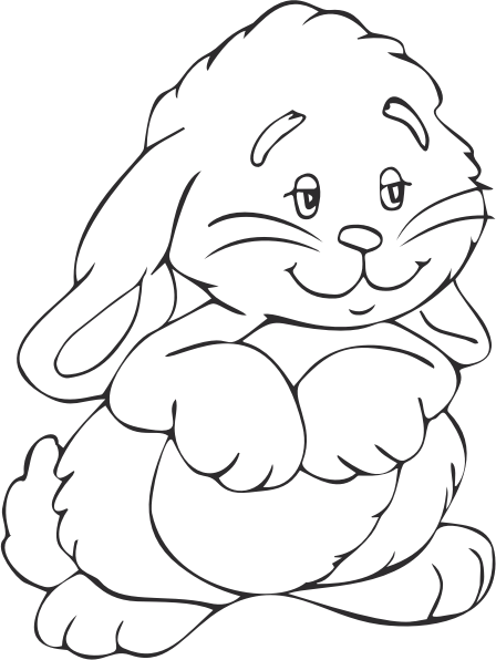 Bunny outline
