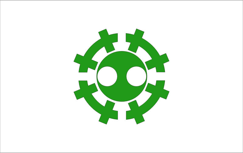 Flag of former Esashi, Soya, Hokkaido