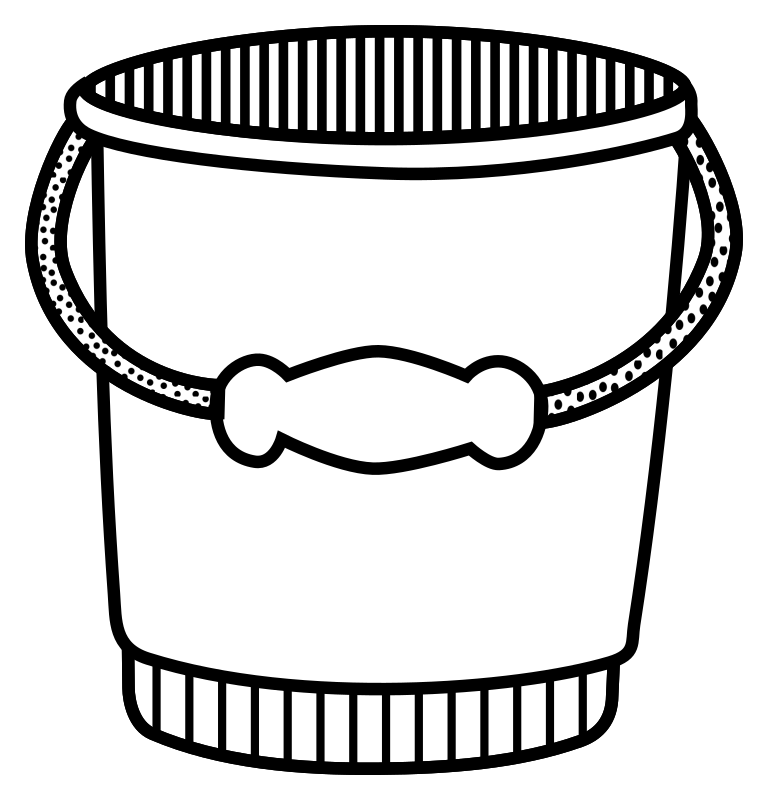 bucket - lineart