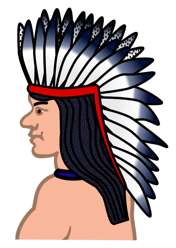 native american - coloured