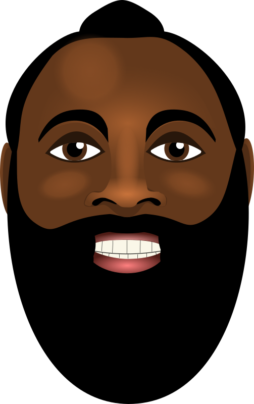 James Harden's face