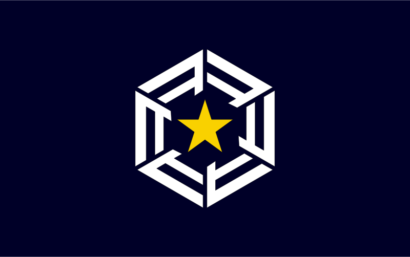 Flag of Omu, Hokkaido