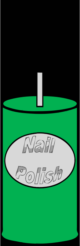 green nail polish