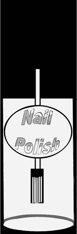 empty nail polish