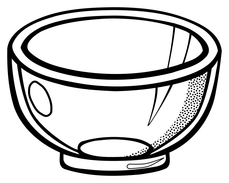 bowl - lineart