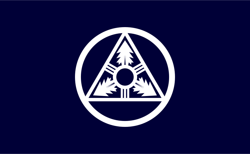 Flag of Maruseppu, Hokkaido