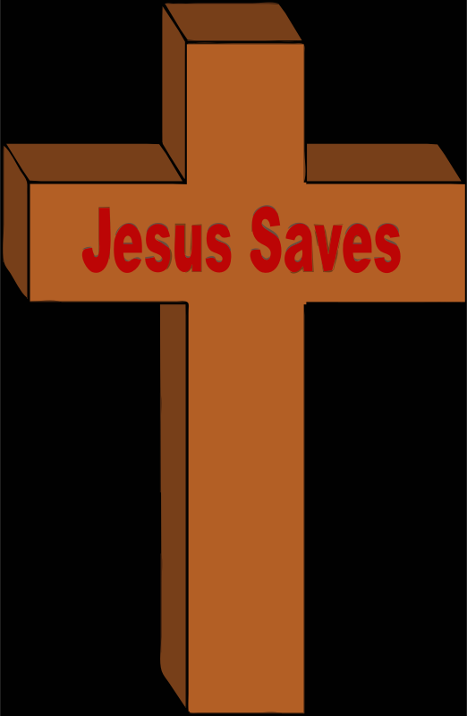 christian cross jesus saves