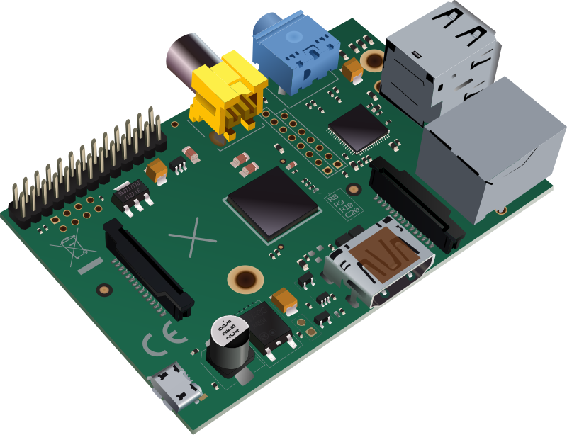 Raspberry Pi type-B (no logo edition)