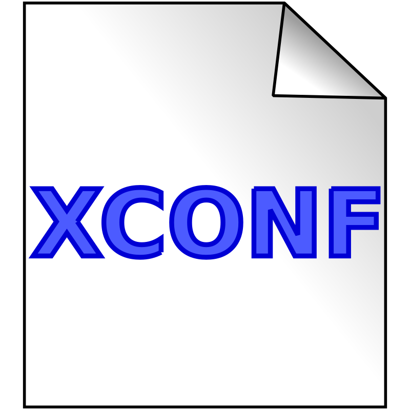 xconf file