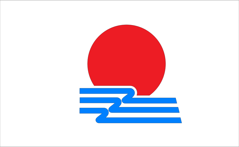 Flag of Hiroshima-village, Hokkaido