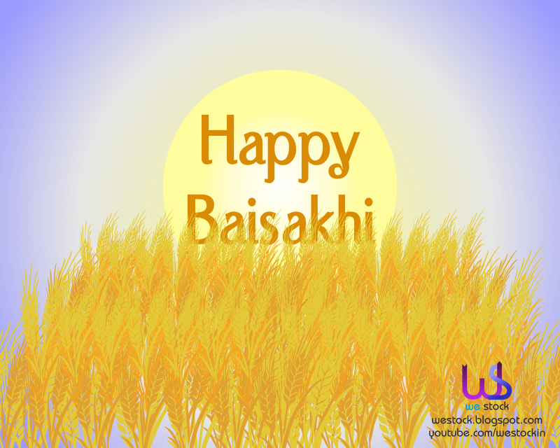 Happy Baisakhi with wheat crop