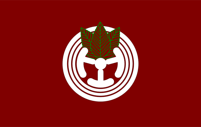 Flag of Toyotomi, Hokkaido